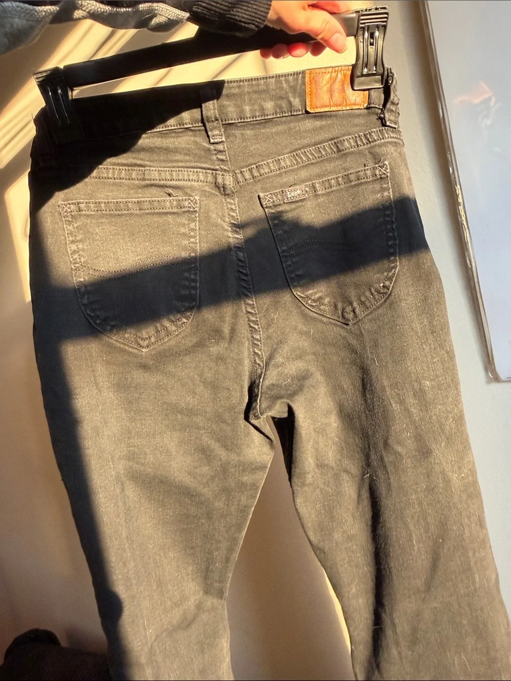 Lee Black Flared Women's Jeans - Picture 3 of 4